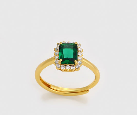 ANILLO GOLD EMERALD