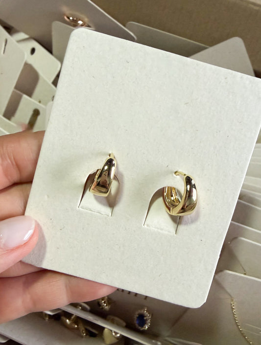 ARETES GOLD CHUNKY