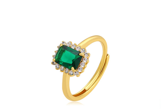 ANILLO GOLD EMERALD