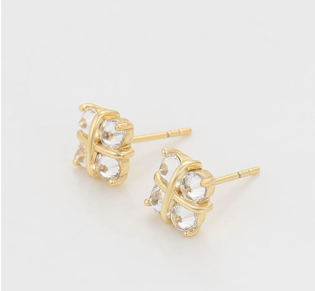 ARETES CUADRO CIRCONES