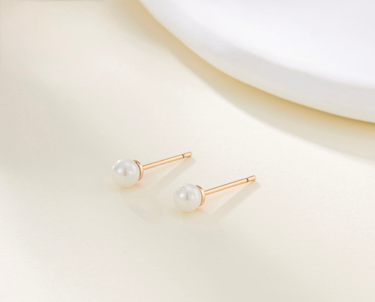 Aretes Pearls Gold