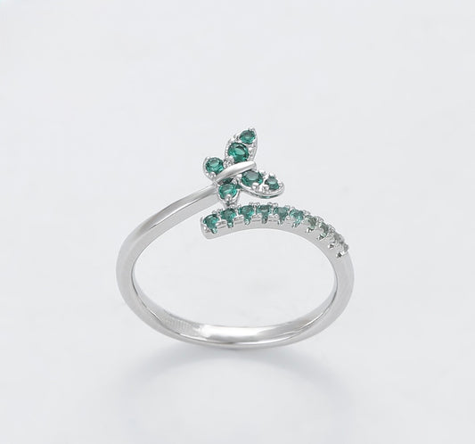 Anillo Green Butterfly